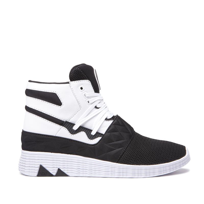 Supra JAGATI Sneaker High Damen Schwarz / Weiß Deutschland AEBVR1470